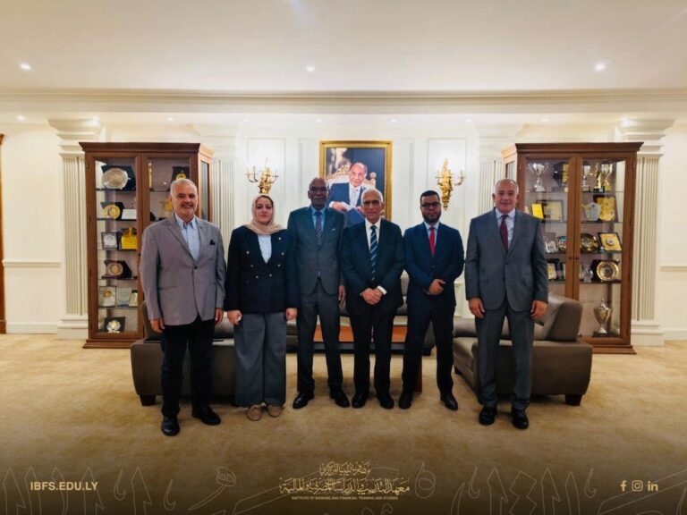 Delegation from the Institute of Banking and Financial Training and Studies (IBFTS) Visits the British University in Cairo