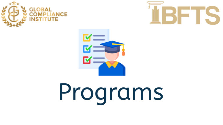 The programs targeted with Global Compliance Institute (GCI)